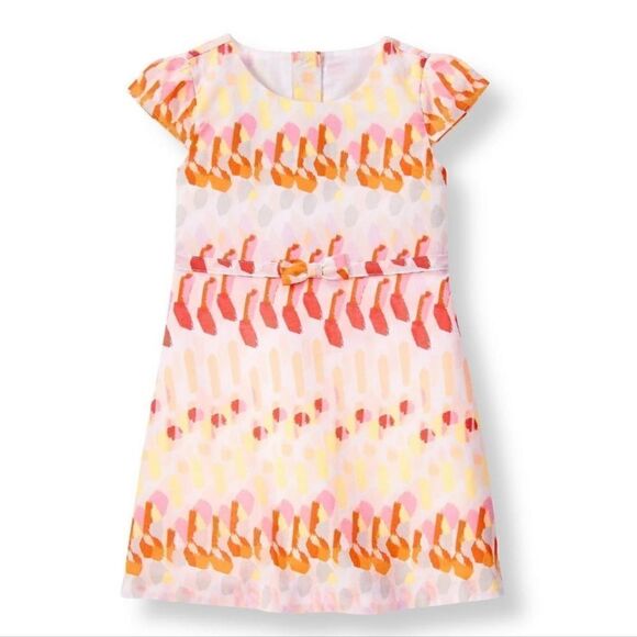 𝅺JANIE AND JACK WATERCOLOR POPPY PRINT DRESS, SIZE 2T